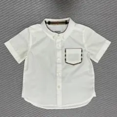 【美品】 BURBERRY バーバリーチェックシャツ 12M ベビー 80 70