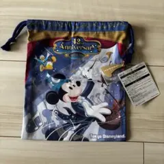 【未使用】フィルハーマジック　巾着　ディズニー42周年
