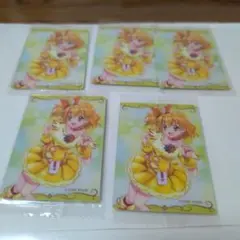 2弾　キュアパイン5枚　未開封　プリキュア　ウエハース　カード