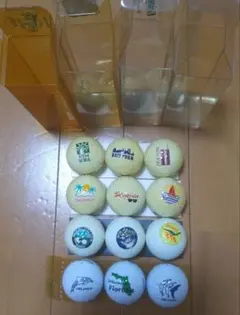 ニューヨーク、ロングビーチ、ハワイとフロリダディズニーのゴルフボール3個入4箱