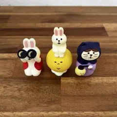 デコレ　コンコンブル　満月だんらん　双眼鏡うさぎ　月乗りうさぎ　お忍び　セット