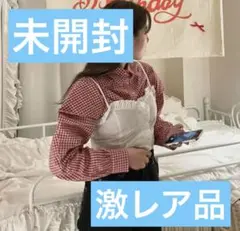 Rili tokyo 長袖シャツ ギンガムチェック レッド