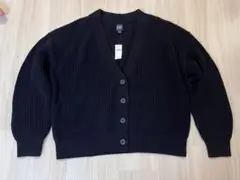 新品未使用　GAP メンズ セーターカーディガン Lサイズ ブラック