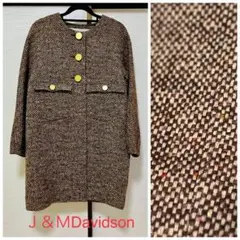 J&MDAVIDSONツイードコート