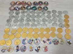 【希少】ドラゴンボール めんこセット 金28枚銀41枚キラ15枚ノーマル140枚
