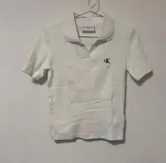 Calvin Klein ホワイト ポロシャツ