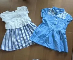 3can4on 半袖ワンピース 90　2点