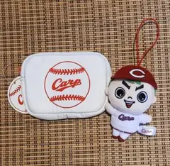 カープグッズ　カープ坊や/ミニポーチ&マスコットぬいぐるみ