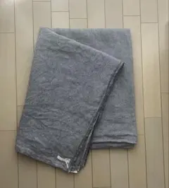 fog linen workリネンシャンブレータオルケット グレーシャンブレー