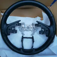 ホンダNバン本革ステアリングカバー付き