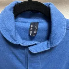 【値下げ】THE SMOCK SHOP 青 フリース長袖シャツ