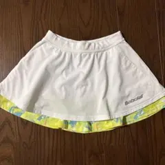 バボラ テニス スコート 白 Mサイズ 美品