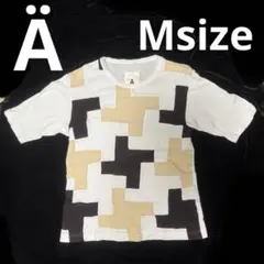 【レア・希少】Ä エィス 幾何学模様 Tシャツ Mサイズ 初期製品