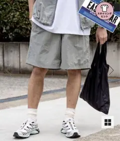 ビーチナイロンイージーショーツ　フリークスストア　グレー　Sサイズ