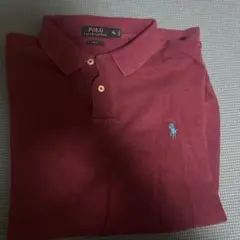 POLO RALPH LAUREN バーガンディ ポロシャツ XL