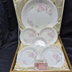 ⭐️ ノリタケ アイボリーチャイナ レースプレート 5客 27cm 美品 ⭐️ Noritake - ⭐️ ノリタケ アイボリーチャイナ レースプレート 5