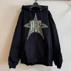 HUF INTERGALACTIC FULL ZIP HOODIE パーカー 星