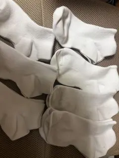 白ショートソックス7足