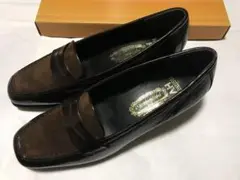 銀座ヨシノヤ ローヒールパンプス 23cm