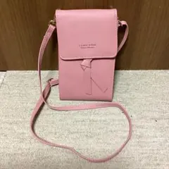 ミニショルダーバッグ　ピンク　マイクロバッグ