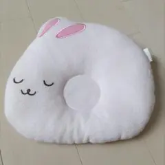 うさぎの顔 ドーナツ型ベビーピロー