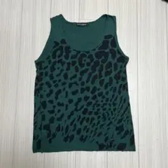 Dolce and Gabbana レオパード タンクトップ