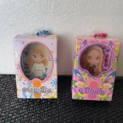 Blythe人形 2体セット　ミニチュアキーホルダー