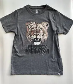 新品　ユニクロ　tシャツ 半袖　アニマル　グレー　150