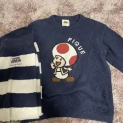 ジェラートピケスーパーマリオ トード フリースパジャマ