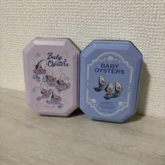 【新品】Disney ヤングオイスター　ブリキ缶　2個セット