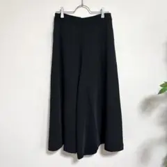 INED イネド ガウチョパンツ　ワイドパンツ 9 ブラック　カジュアル　美品
