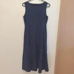 UNIQLO ウルトラストレッチエアリズムワンピース⭐︎ネイビーMサイズ丈短め