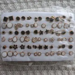 【新品未使用】ピアスセット　金属アレルギー　樹脂ピアス　36点　大量　まとめ売り