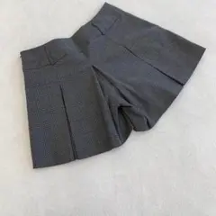 ⭐️しまむら⭐️ 完売品　キュロット　グレー　チェック　プリーツ　学生　かわいい
