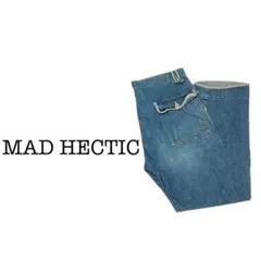 08M524◯ MAD HECTIC 鮮やか ジーンズ ワイドデニム アメカジ