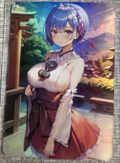 リゼロ　リム　両面　セクシーカード　(d)