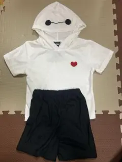 ★新品★100 ベイマックス なりきり ルームウェア パジャマ 半袖セットアップ