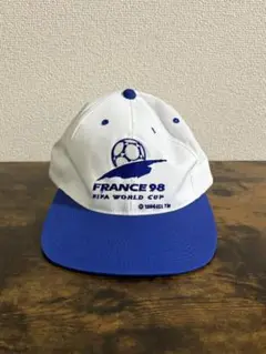 FRANCE98 FIFAWORLD CUPキャップサッカー帽子古着アンティーク