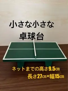 レア！“小さな小さな”木製卓球台 卓球愛好家へ！27cm×15cm