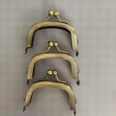がま口　口金　３個まとめ売り