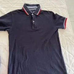 TOMMY HILFIGER ポロシャツ紺色トミー夏服