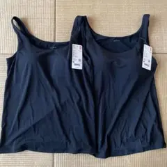 UNIQLO エアリズムブラトップ Mサイズ黒２枚