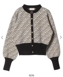 eimy istoire ES spring monogramニットカーディガン