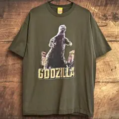 00s　昭和 ゴジラ　Radio Days　ムービー Tシャツ　グリーン　XL
