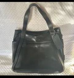 Barbe Bleue ブラックレザーショルダーバッグ 日本製