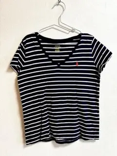 【美品】Polo Ralph Lauren ストライプ Tシャツ