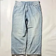 H&M super baggy wide denim pants y2k
