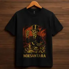 NOESANTARA XI スカル Tシャツ 黒