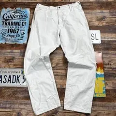 00s Dickies ホワイト　ペインターパンツ　38×34 L相当