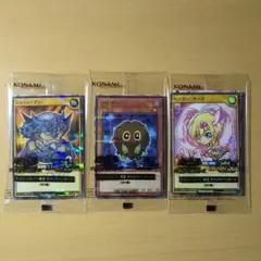 遊戯王 セブンイレブン限定 クリボー　ハーピィガール　ジャッジマン